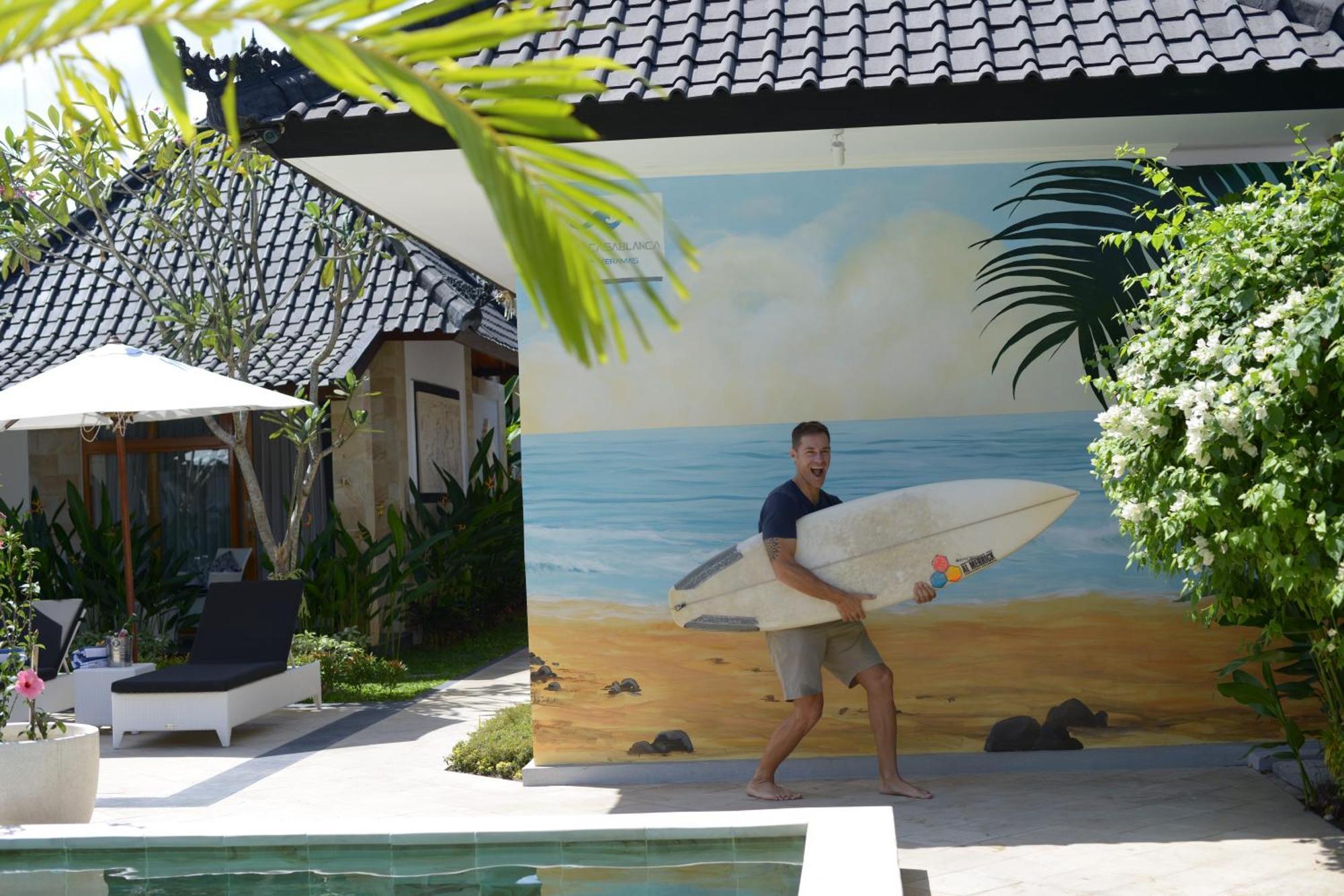 Villa Casablanca Surf Desa Keramas Exteriör bild